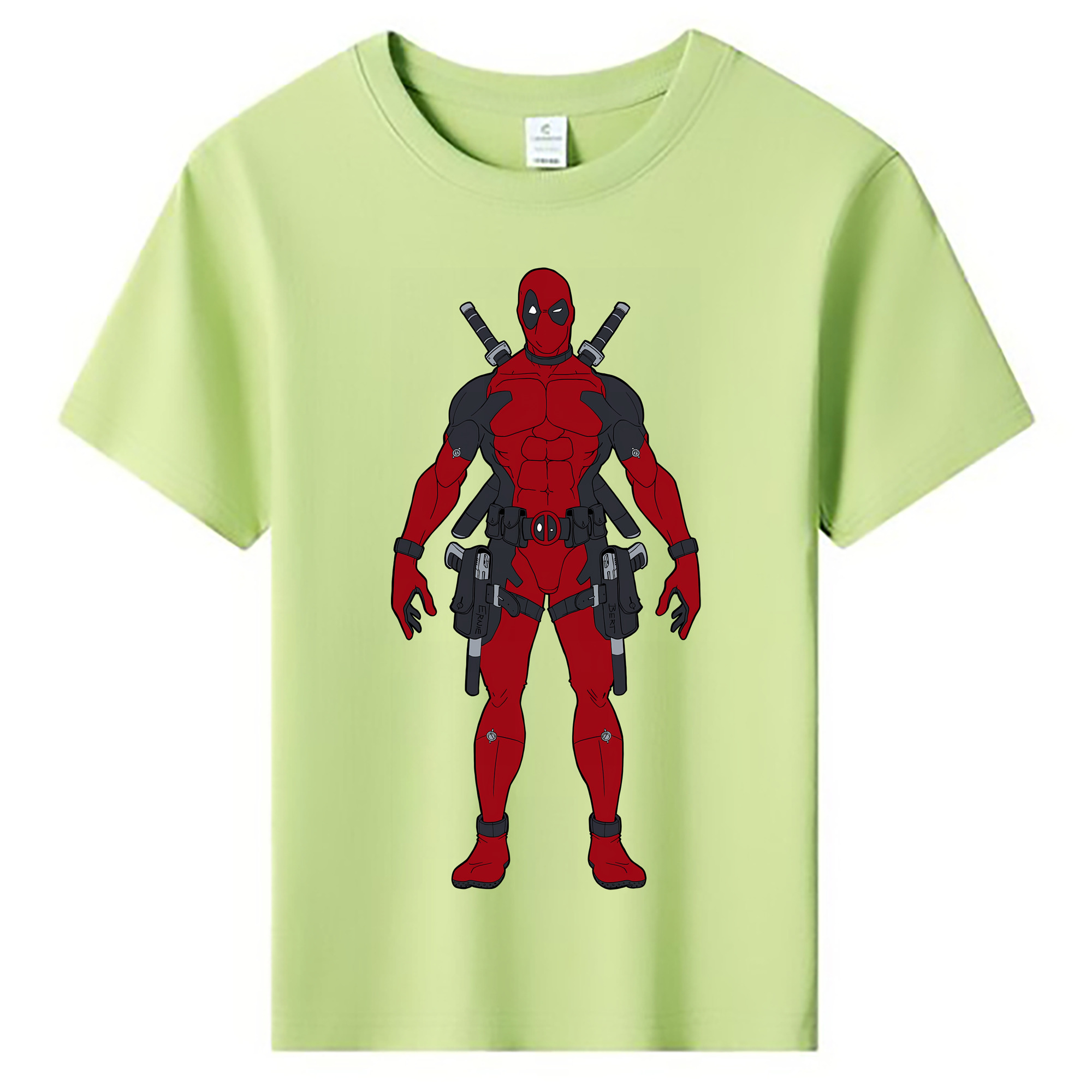 （画像用） Deadpool デッドプール 綿100％キッズTシャツ（フロントプリント）